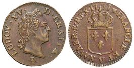 Frankreich, 1 Sol 1771 V, Troyers