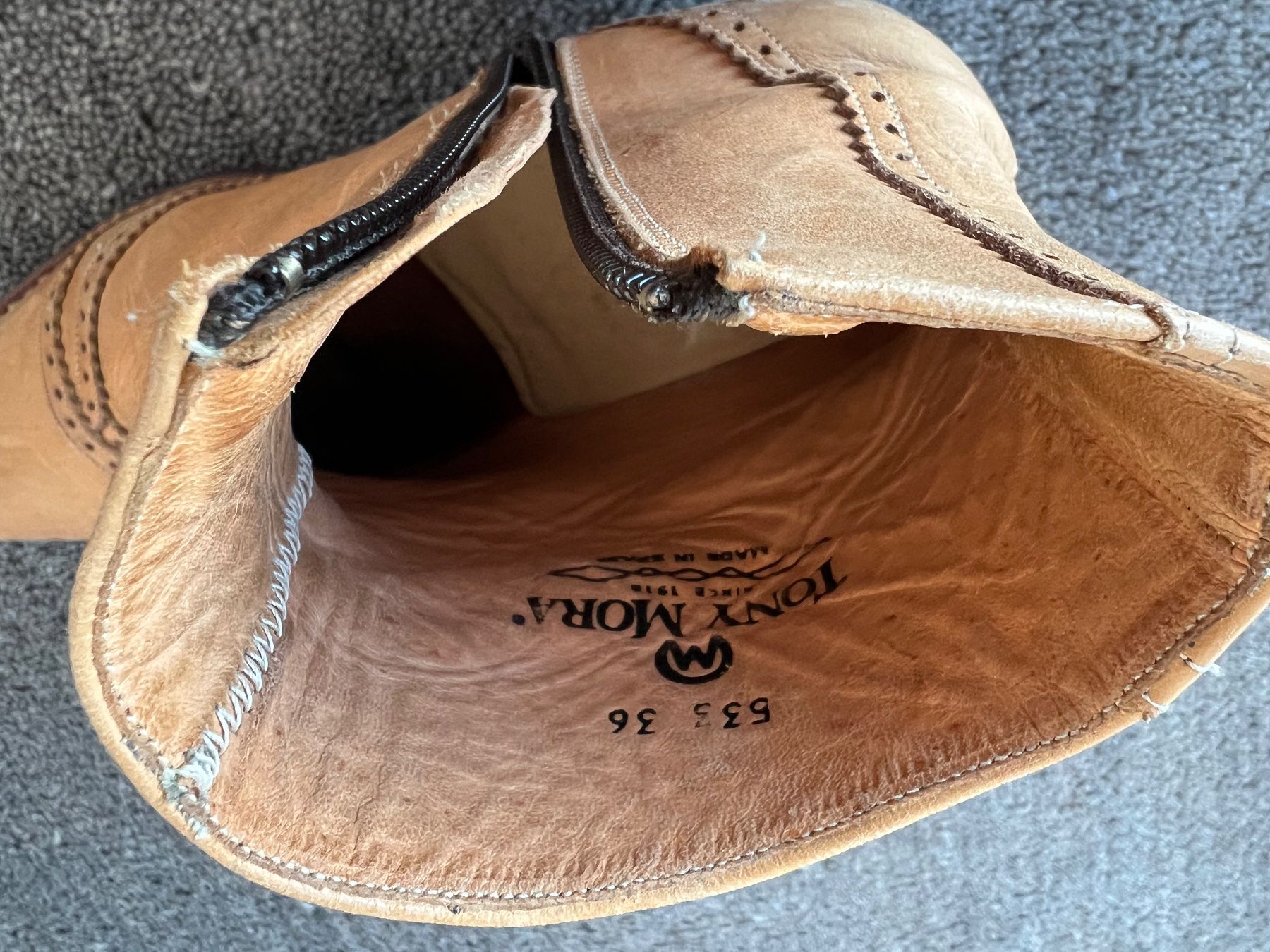 Scarpe da donna: Cowboy Stiefel 36 Tony Mora – Usato da Glattpark(Opfikon) venduto da genevoise 2