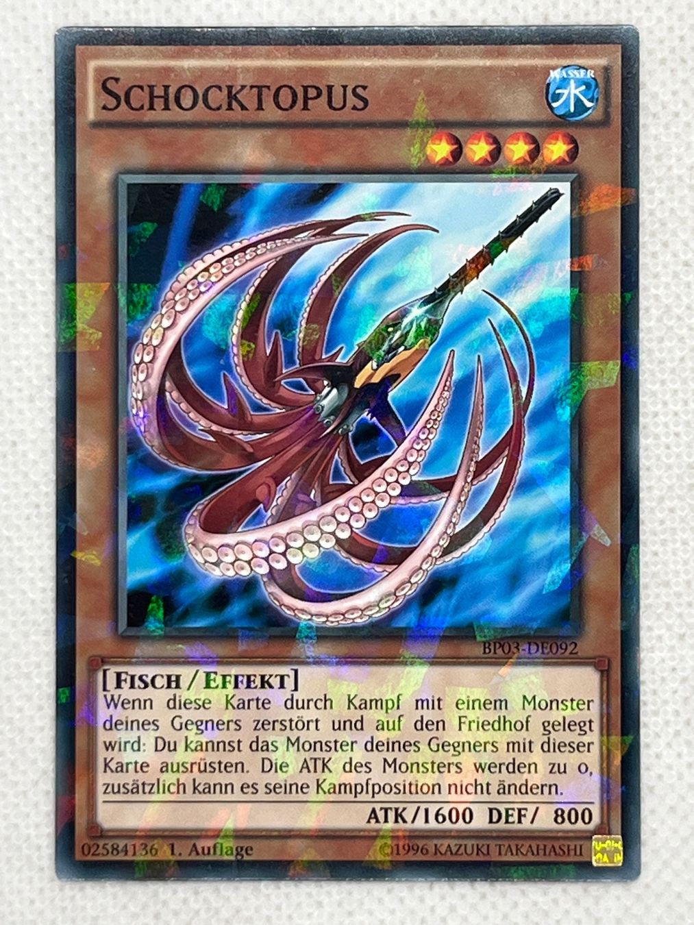 Yugioh Sammelbilder & Trading cards: Schocktopus Shatterfoil - Top Zustand! – Gebraucht aus Hinterkappelen von Kim1992