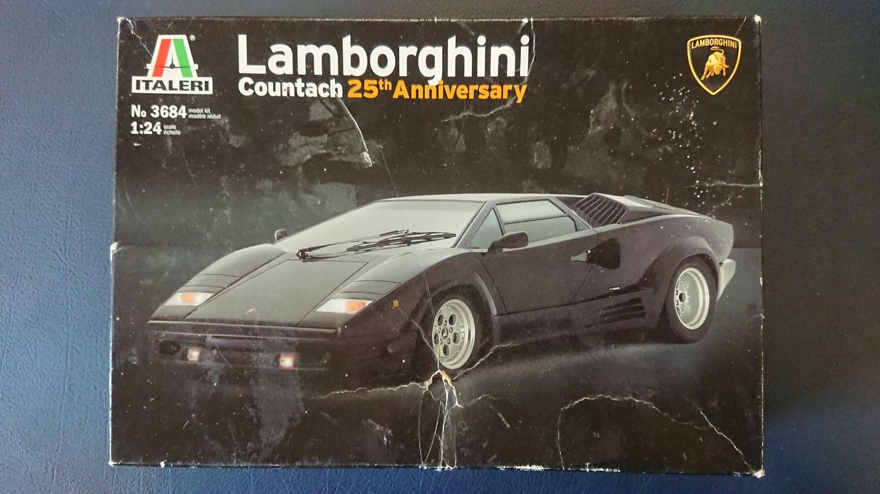 Italeri Modellautos: Lamborghini Countach 25th Anniversary Italeri 1:24 – Neu (gemäss Beschreibung) aus Farvagny-le-Grand von LaCaverne 7