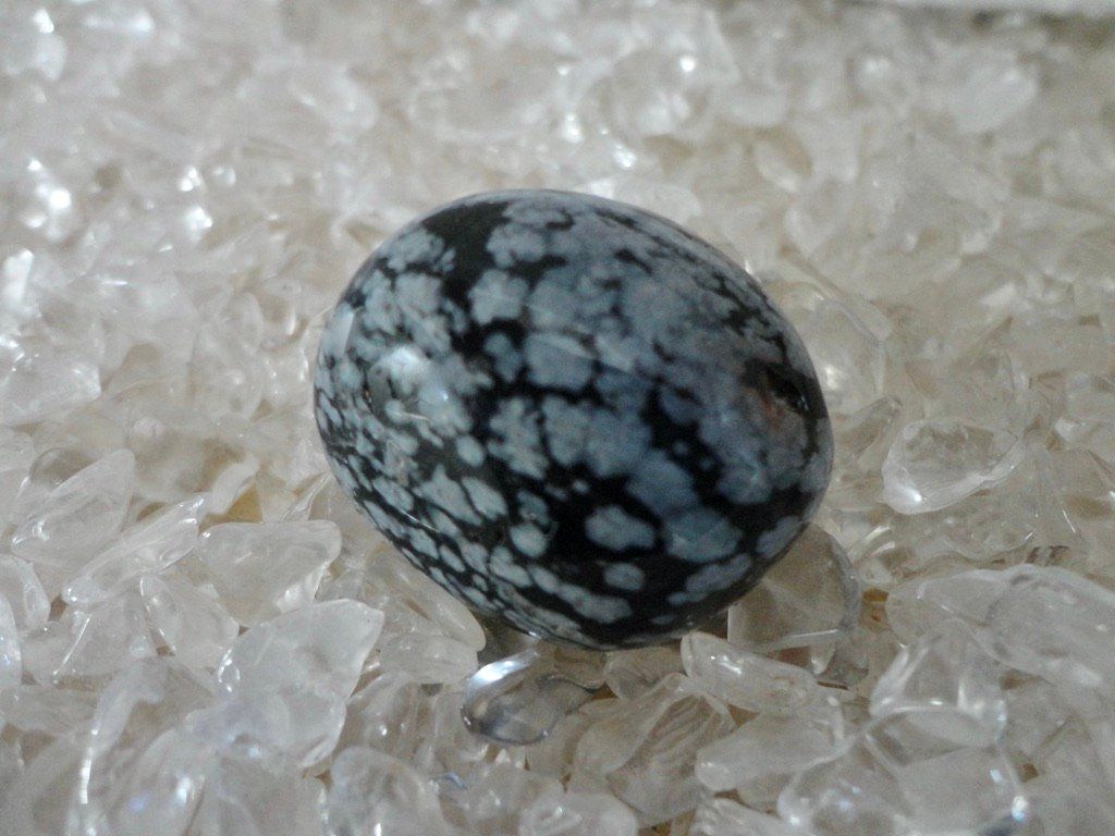 Pietre preziose: Schneeflocken-Obsidian Heilstein – Nuovo (secondo la descrizione) da Biberist venduto da Steine
