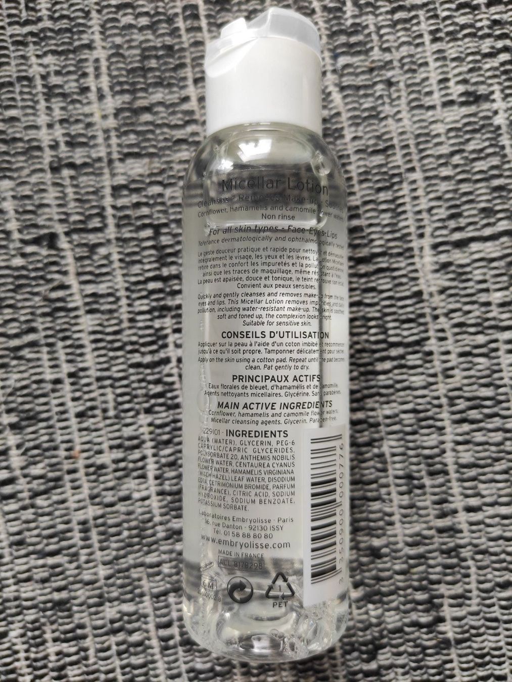 Cura del viso: Embryolisse lotion micellaire 100 ml – Nuovo e nell'imballaggio originale da Sursee venduto da Re.joy 1