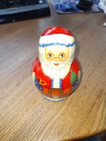 Russische Weihnachtsmatrjoschka mit 4 Baumanhängern