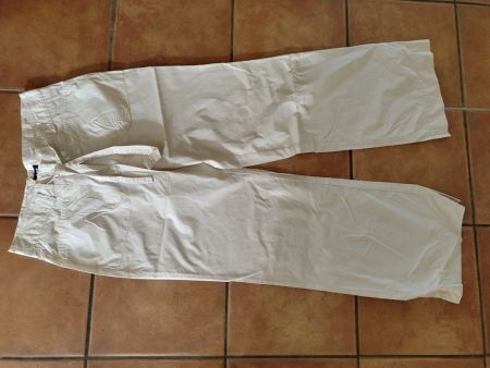 Bequeme Sommerhose in Beige von Ostin, 100% Baumwolle, Gr.M