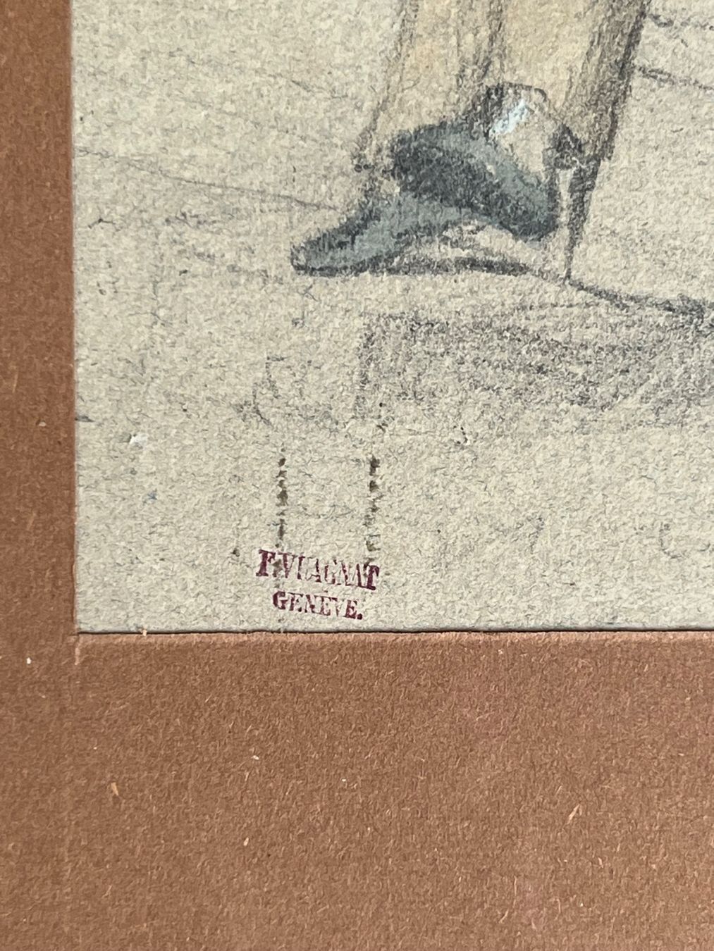 Dipinti: FRANÇOIS VUAGNAT 1826-1910 Schweizerisch, – Usato da Basel venduto da Kaffee_und_Kunst 3