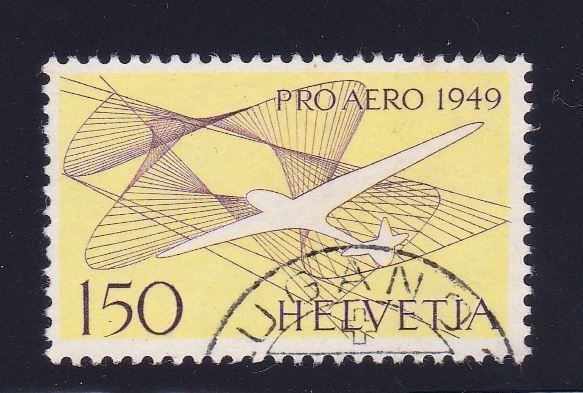 Tutti i francobolli: F45, Pro Aero 1949, gestempelt, SBK 70.- – Usato da Wenslingen venduto da riger11