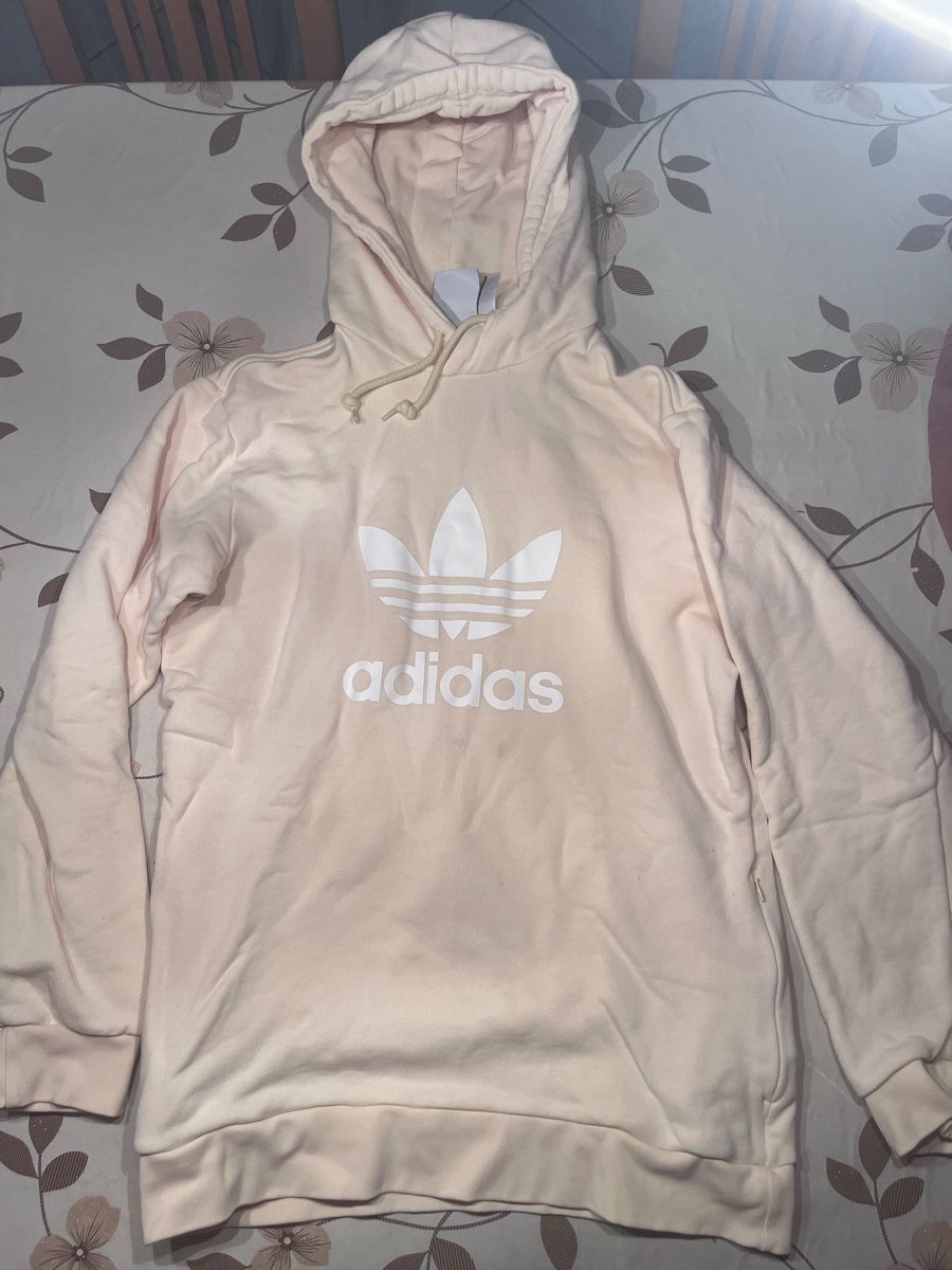Adidas Pullover & Sweatshirts: Adidas Pullover mit Kapuze pastelgel Grösse S  – Gebraucht aus Schöftland von nevio74