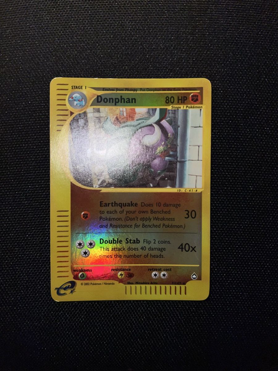 Pokémon Carte collezionabili: Donphan Aquapolis Reverse English – Usato da Basel venduto da luc_8ghp