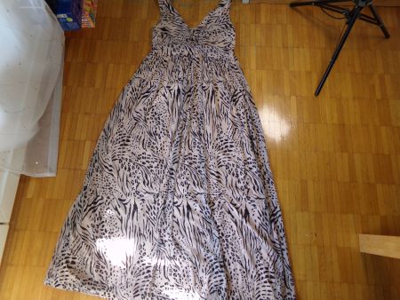 Damen Kleid altrosa -schwarz    Gr.Ca M-L    H&M