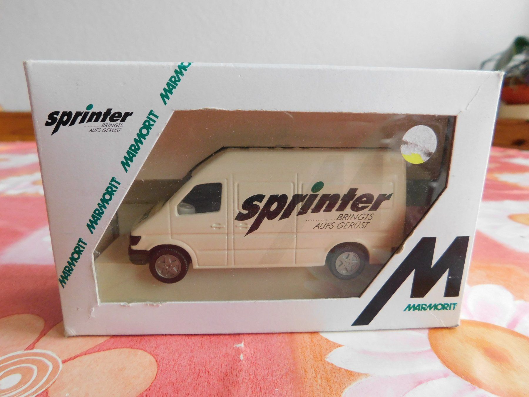 Siku Modellini d'auto: Siku Mercedes Sprinter Werbemodell Marmorit – Nuovo (secondo la descrizione) da Strengelbach venduto da Wedi73 5