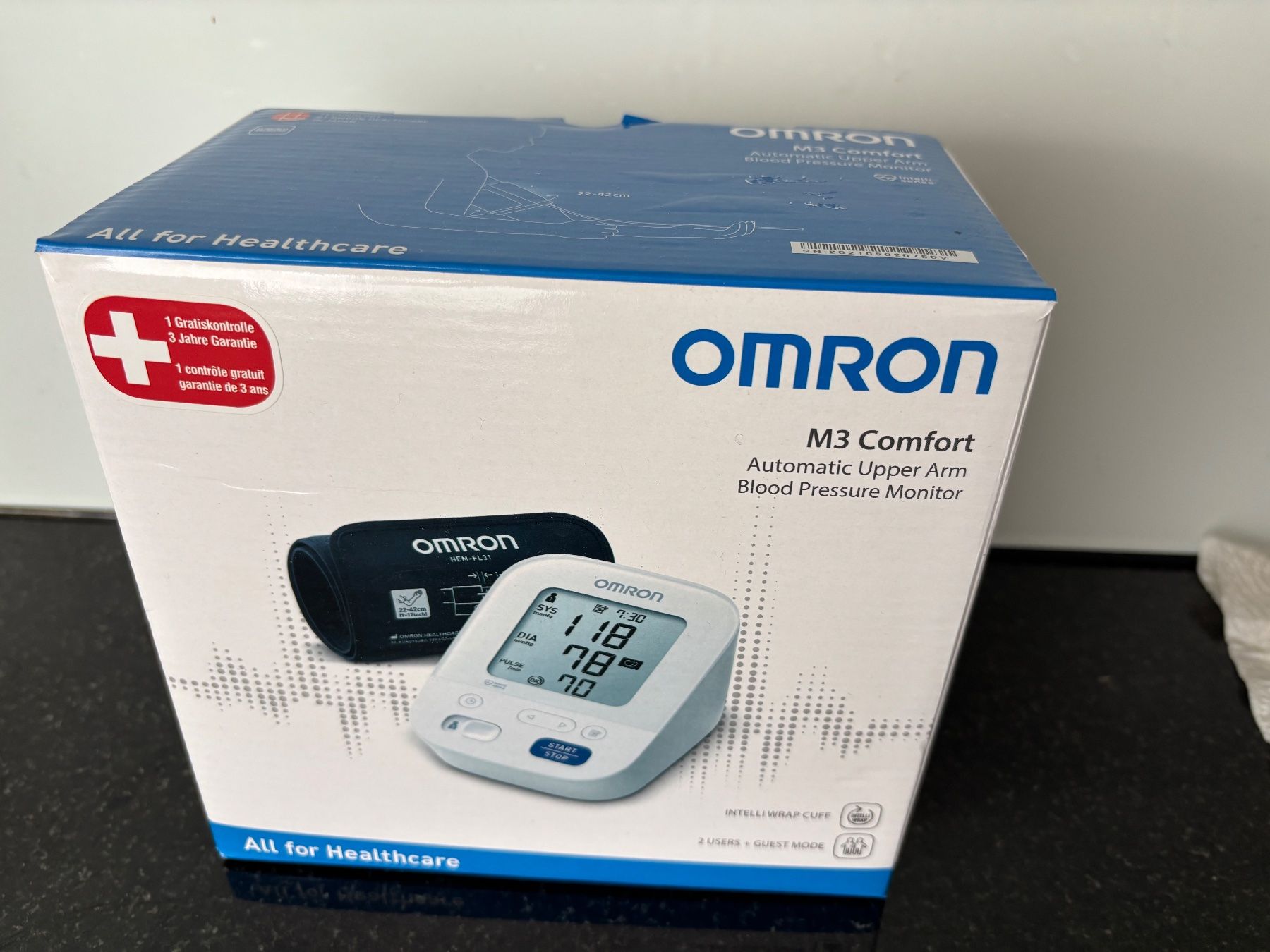 Omron Medizinische Geräte: Blutdruckmessgerät Omron M3 Comfort – Gebraucht aus Sins von sinserin