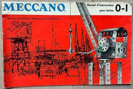 Meccano: Manuel d'instruction pour boites 0-1 (1962)