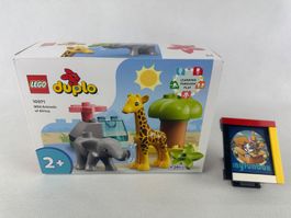 Lego Duplo 10971 Wilde Tiere Afrikas Elefant / Giraffe NEU
