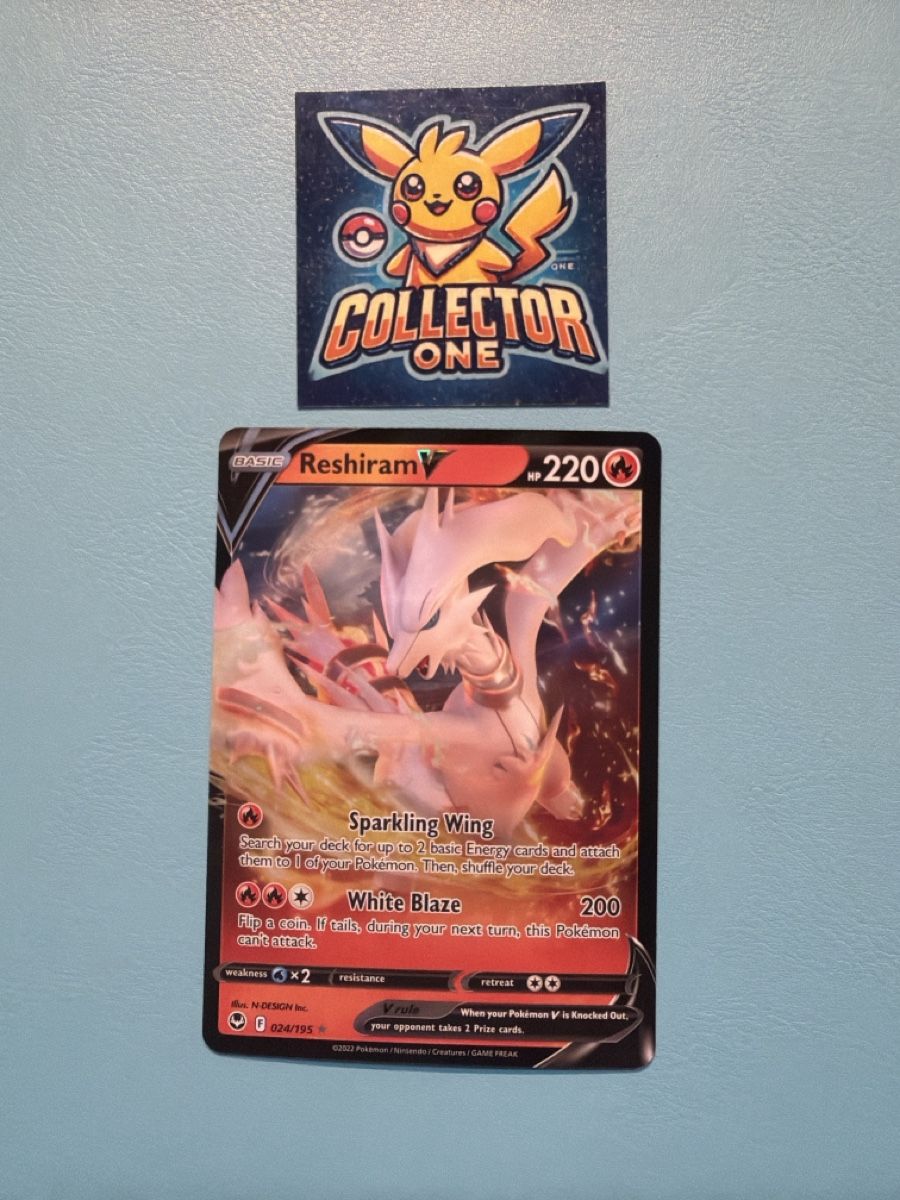 Pokémon Carte collezionabili: Pokemon Reshiram V Mega Artwork sehr cool – Nuovo (secondo la descrizione) da Lommiswil venduto da CollectorOne
