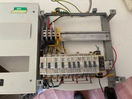 Elektroverteilung Tableau LS Sicherungen