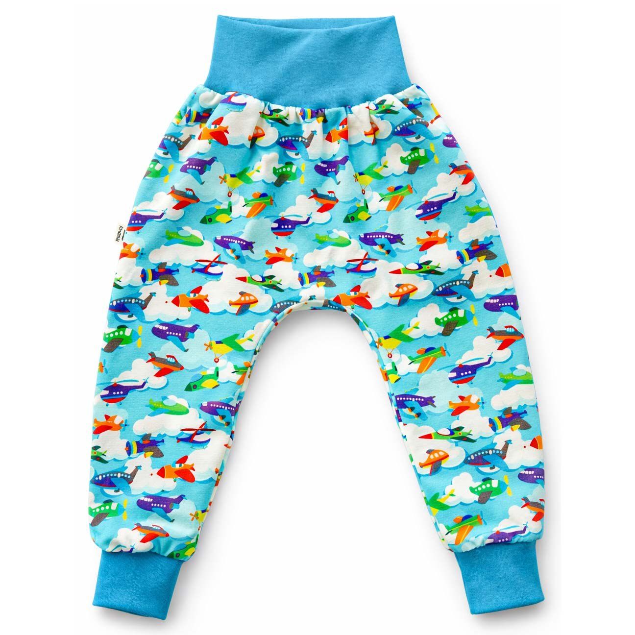 Pantaloni: Pumphose mit Flugzeug Gr.68/74 NEU – Nuovo e nell'imballaggio originale da Zürich venduto da sambaum