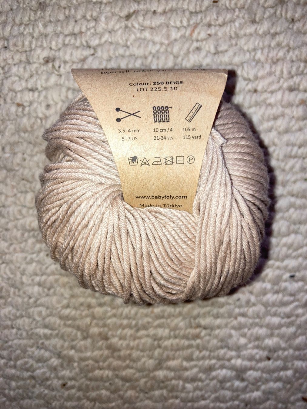 Lana: Babytoly Garn 100% Bio Baumwolle – Usato da Faulensee venduto da ellechim-2 1