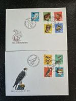 2x Pro Juventute Couvert Tiere 1966 1971 guter Zustand