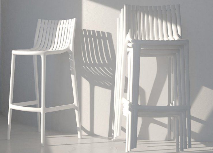 Sgabelli: Tabourets haut Ibiza Counter blanc Vondom. – Nuovo e nell'imballaggio originale da Martigny venduto da ShowroomXL 3