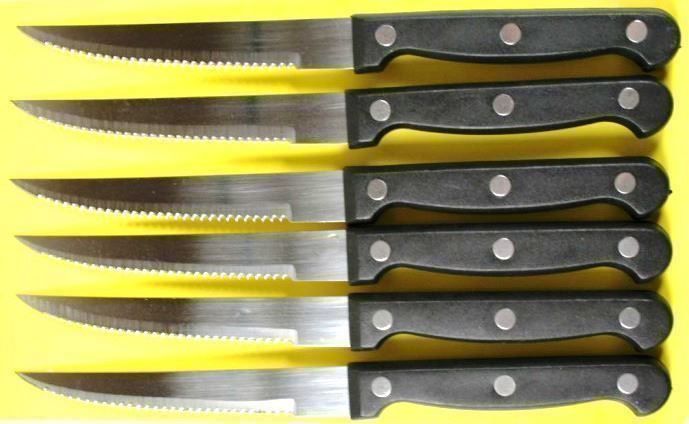 Coltelli: 6er Set Steakmesser/Pizzamesser – Nuovo e nell'imballaggio originale da St. Gallen venduto da schnaeppchen-preise