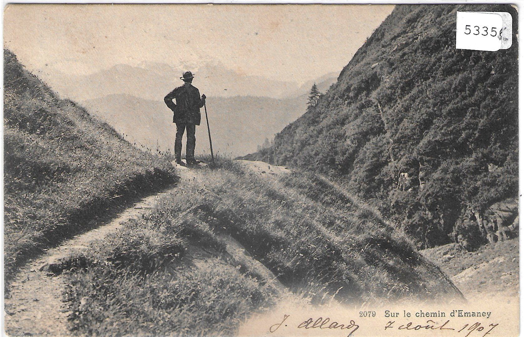 Cartoline postali: Sur le chemin d'Emaney - animee – Usato da Ettingen venduto da Kartenplanet