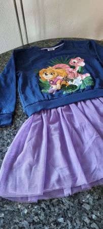 Paw Patrol Kleid blau lila Grösse 110-116 neu