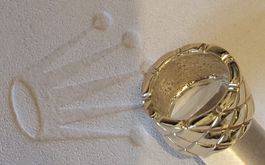 Bague taille 54 DORE - Tendance actuelle!
