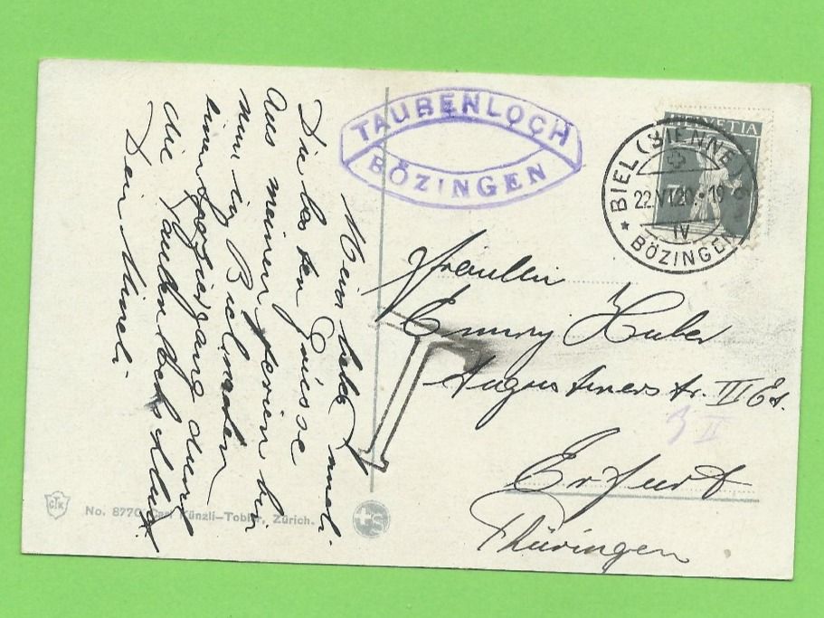 Cartoline postali: Taubenlochschlucht bei Biel – Usato da Zürich venduto da t24_de 1