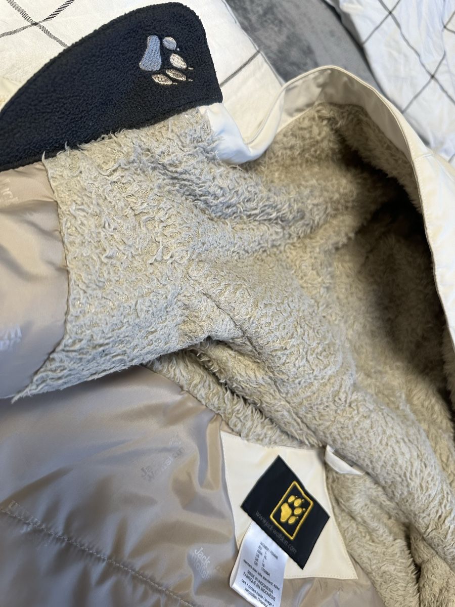 Jack Wolfskin Giacche: Jack Wolfskin Winterjacke, beige, Gr. L – Usato da Liestal venduto da ichjel 9