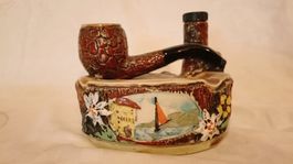 Souvenir-Aschenbecher, Pfeifen-Aschenbecher, Italien 1950-70