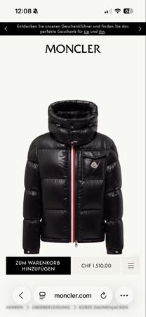Moncler Daunenjacke Herren Winterjacke Top Zustand!