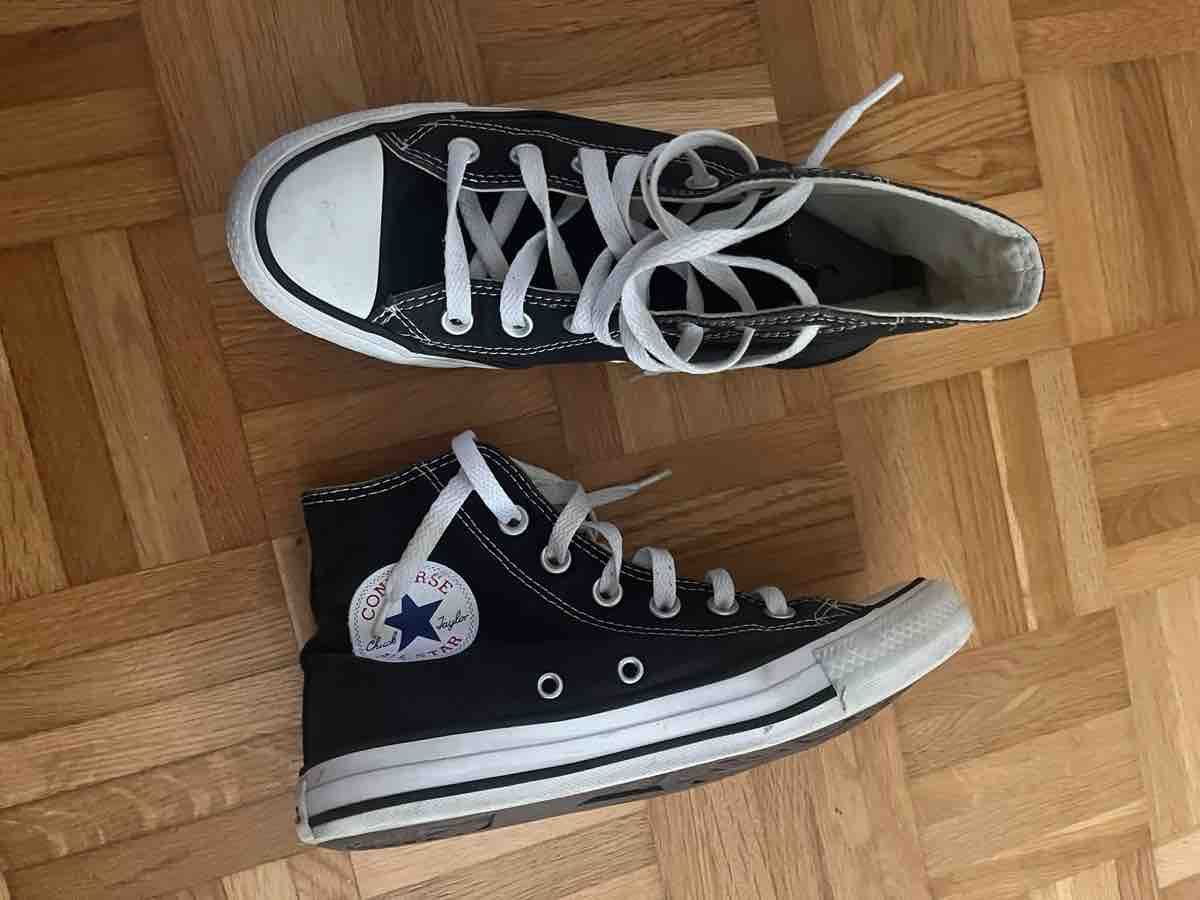 Converse Scarpe da uomo: Converse Chuck Taylor High schwarz 37 – Usato da Büron venduto da Flor2009