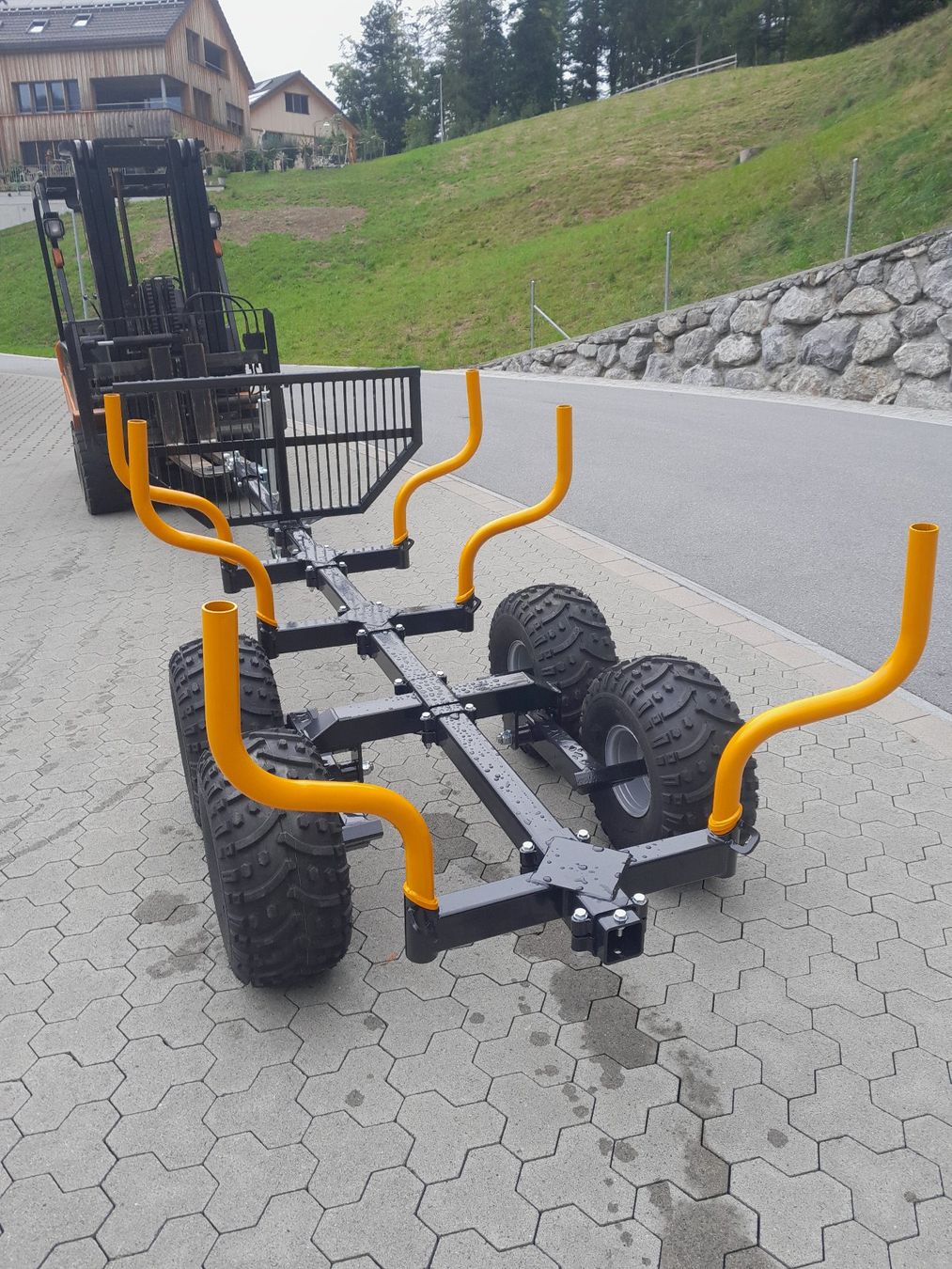 Rimorchi: ATV Forstanhänger, Baggeranhänger – Nuovo (secondo la descrizione) da Haslen AI venduto da Wildtech 1