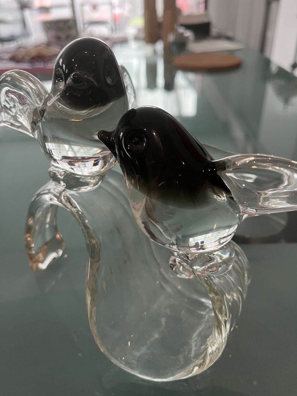 Murano Statuette: Vogelpaar Muranoglas – Nuovo (secondo la descrizione) da Mosnang venduto da KurtHe 2
