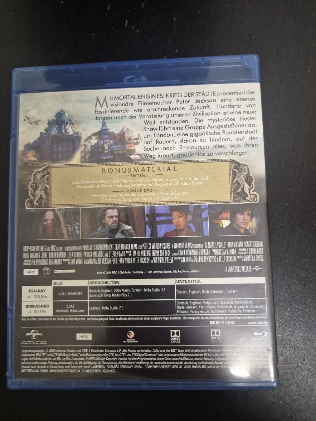 Alle DVDs: Mortal Engines Krieg der Staedte Blu-ray – Gebraucht aus Wald ZH von _Hotarubi_ 1