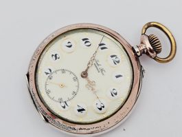 Jak Frey Berneck Taschenuhr 800 Silber