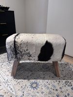 Hocker echtes Ziegenfell