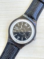 Armbanduhr Swatch Automatik schwarz mit Box 37mm