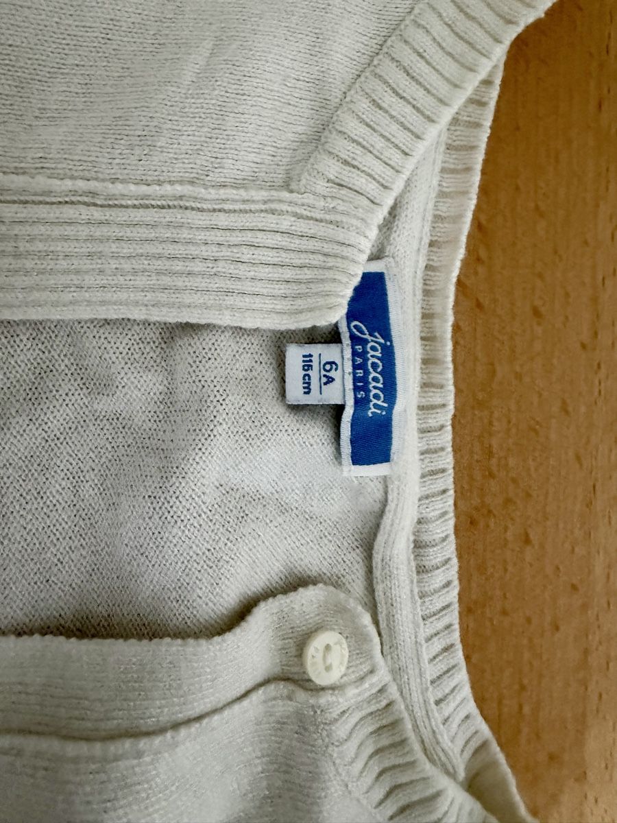 Jacadi Giacche & Cappotti: Jacadi Strickjacke, Grösse 116, Creme – Usato da Riehen venduto da kat_cx85 1