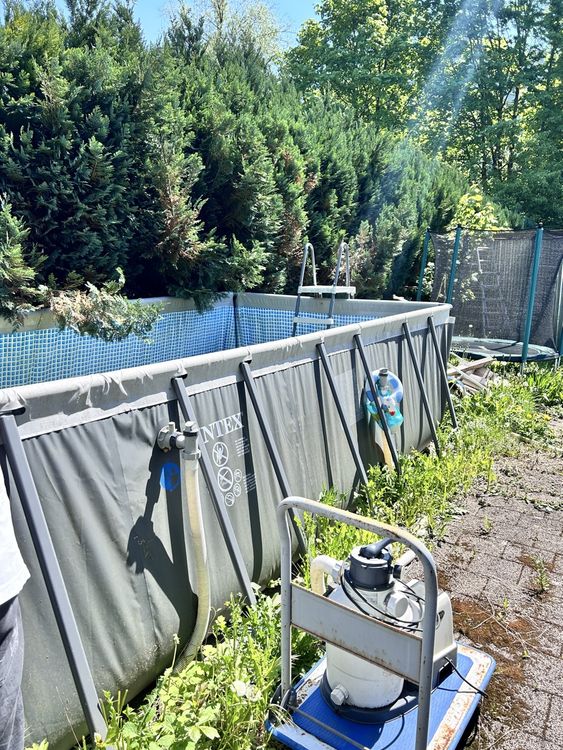 Verkaufe aussen Pool Intex 4