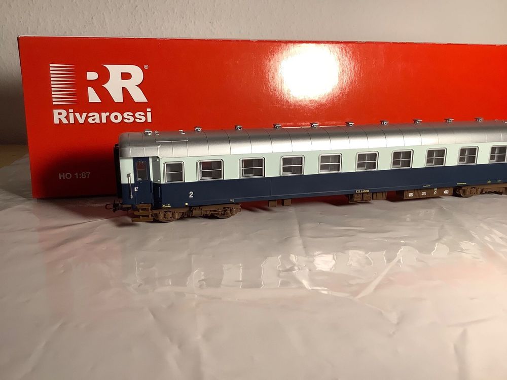 Rivarossi HR4098 H0 Personenrijtuig 'Tipo 1959' Treno Azzuro van de FS