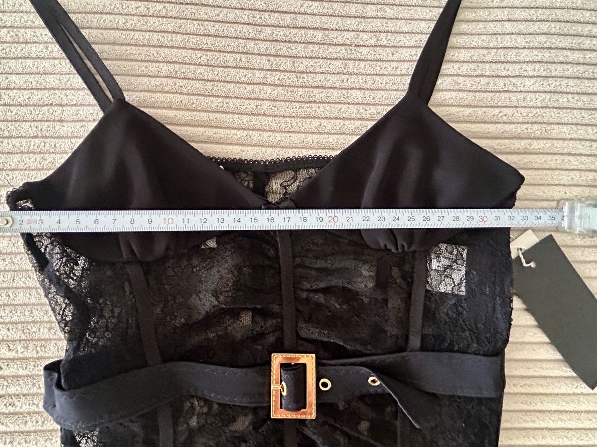 Top: Schwarzes Spitzen Bustier von roccobarocco Neu – Nuovo e nell'imballaggio originale da Egliswil venduto da anbe8 2