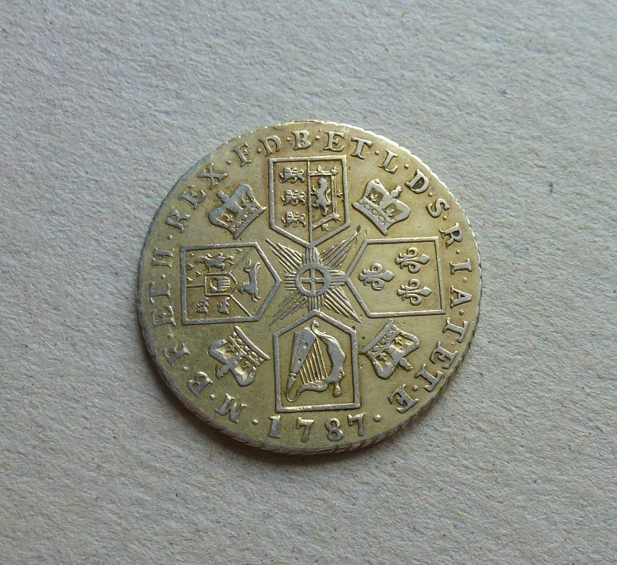 Tutti le monete: England ++ 1 Shilling 1787, gute Erhaltung – Usato da Walkringen venduto da Casablanca777 1