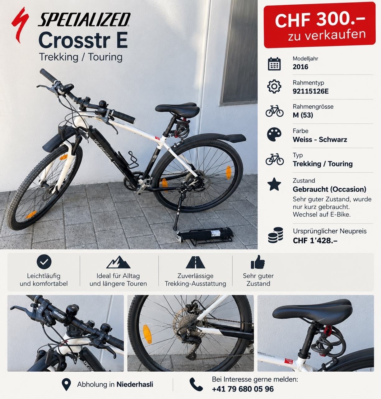Specialized Vélos: Trekkingvelo Specialized Crosstrail Grösse M gebraucht – D'occasion à Niederhasli par haslisee 2