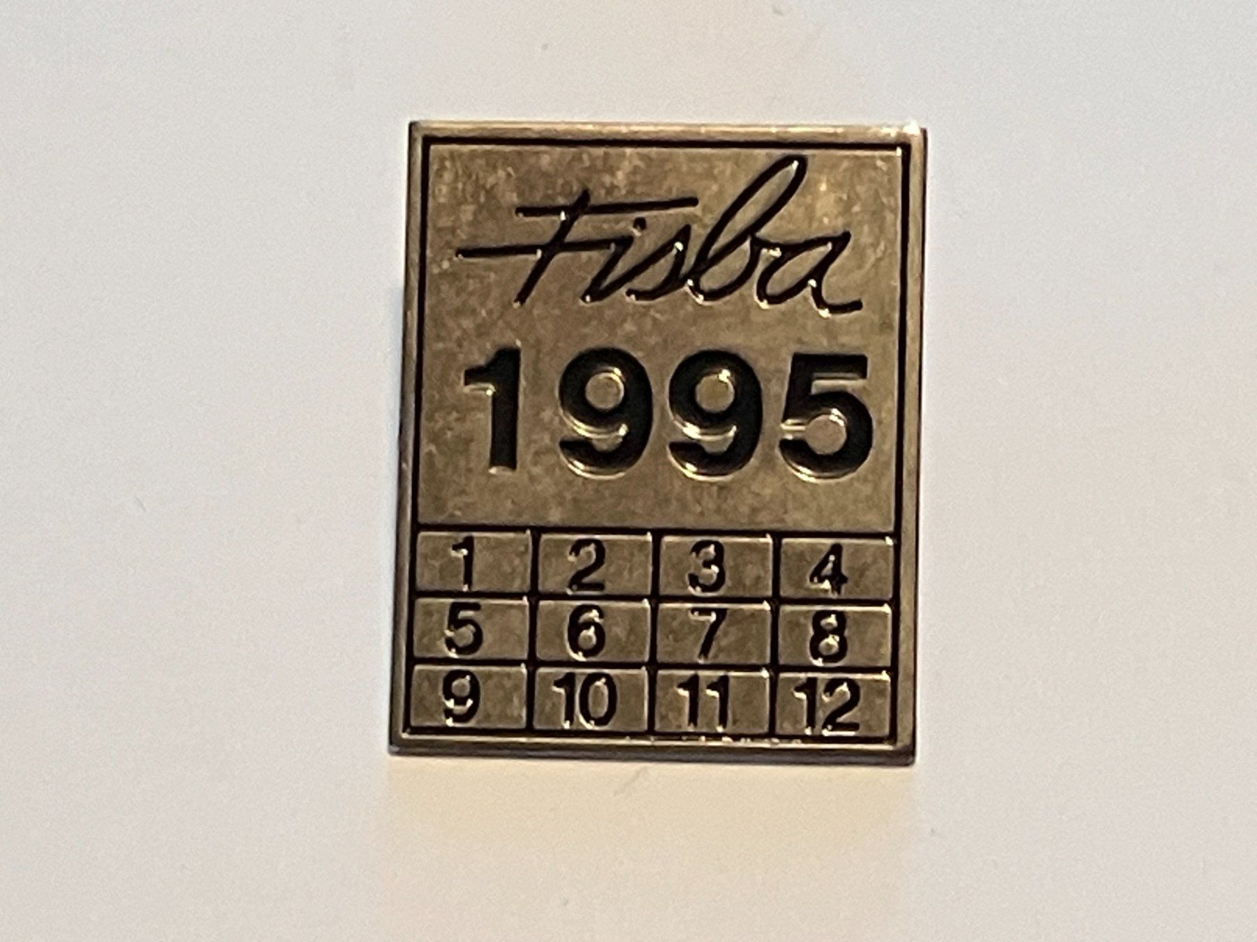 Placchette & Badge: 1 Pin Fisba 1995 – Usato da Basel venduto da djwwpp