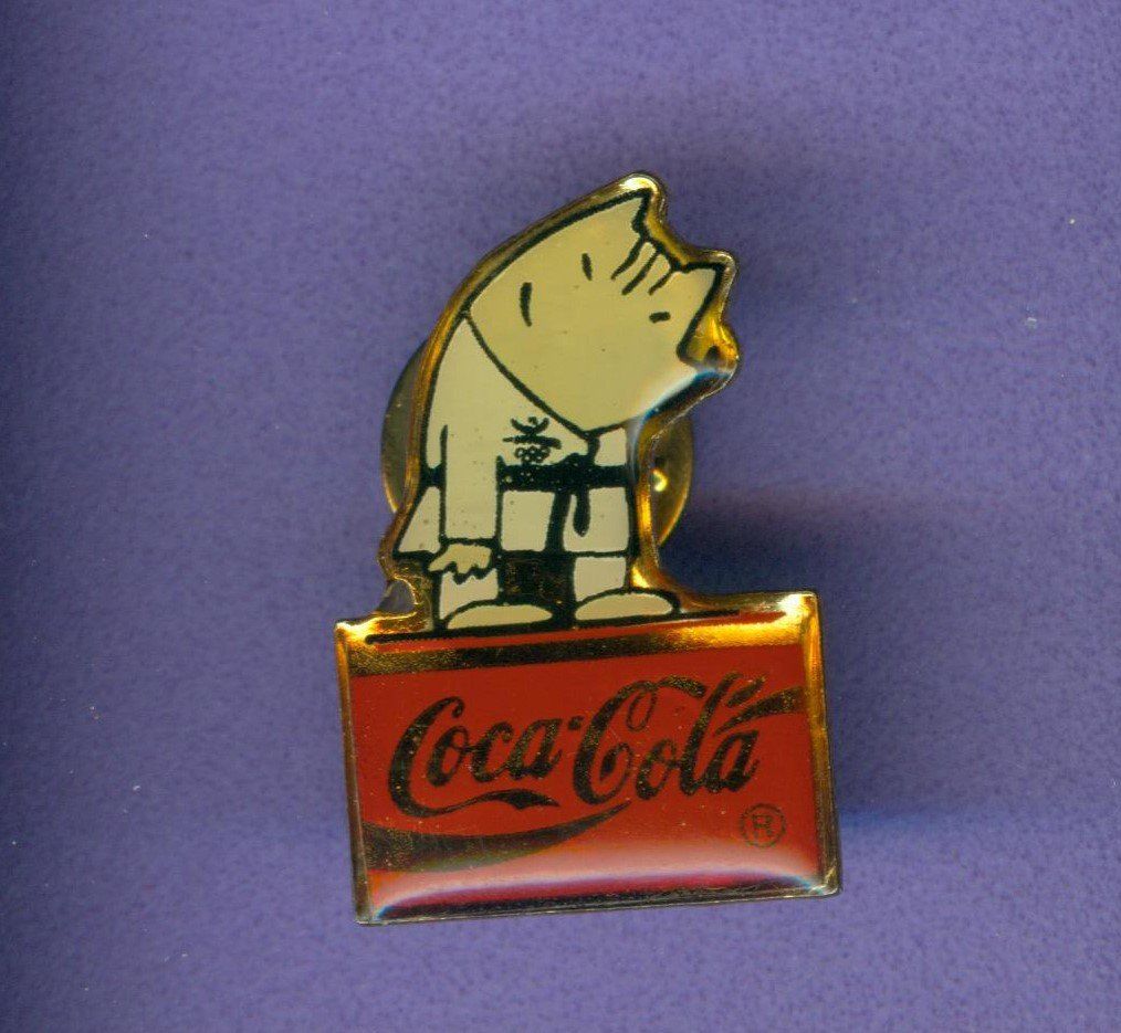Coca-Cola Placchette & Badge: Coca Cola  Barcelona '92  Maskottchen – Usato da Winterthur venduto da Sammleroase