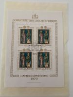 FL Landespatrone 1979 Kleinbogen postfrisch und ET-gestemp.