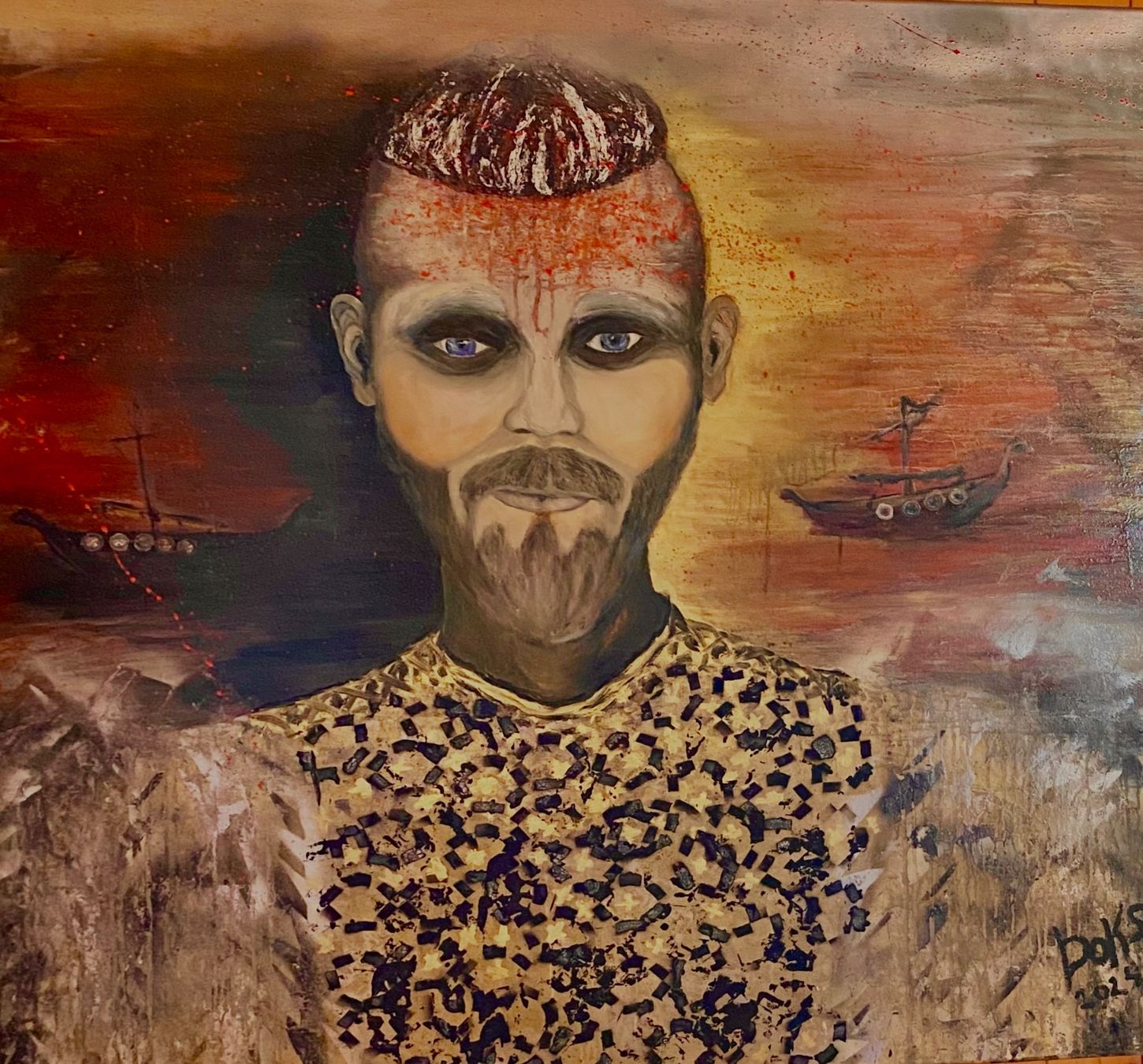 Dipinti: Wikinger.Oil Leinwand Bild Kunst Doks – Nuovo e nell'imballaggio originale da Beromünster venduto da dok_b8mf 7