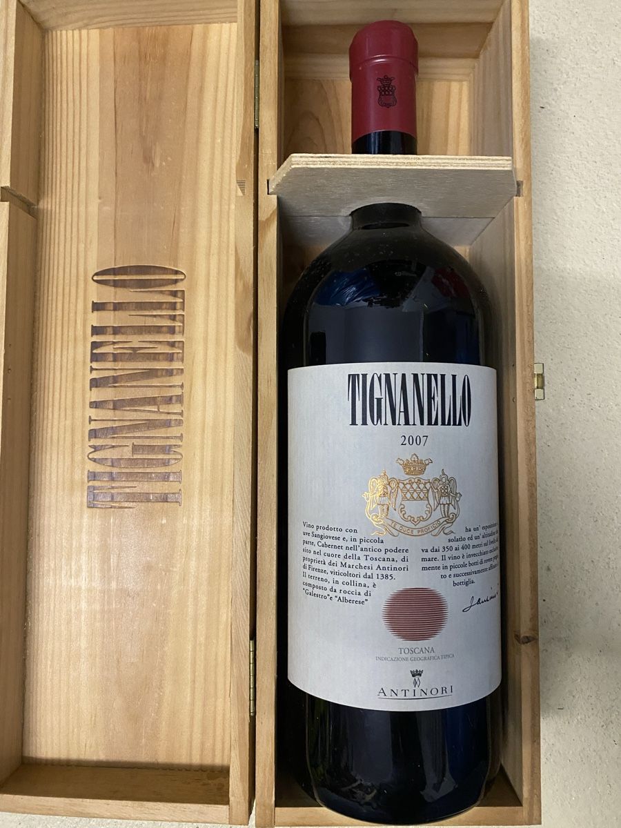 Tignanello Vino: Tignanello 2007 Magnum – Nuovo e nell'imballaggio originale da Aarau Rohr venduto da biccicalla 1