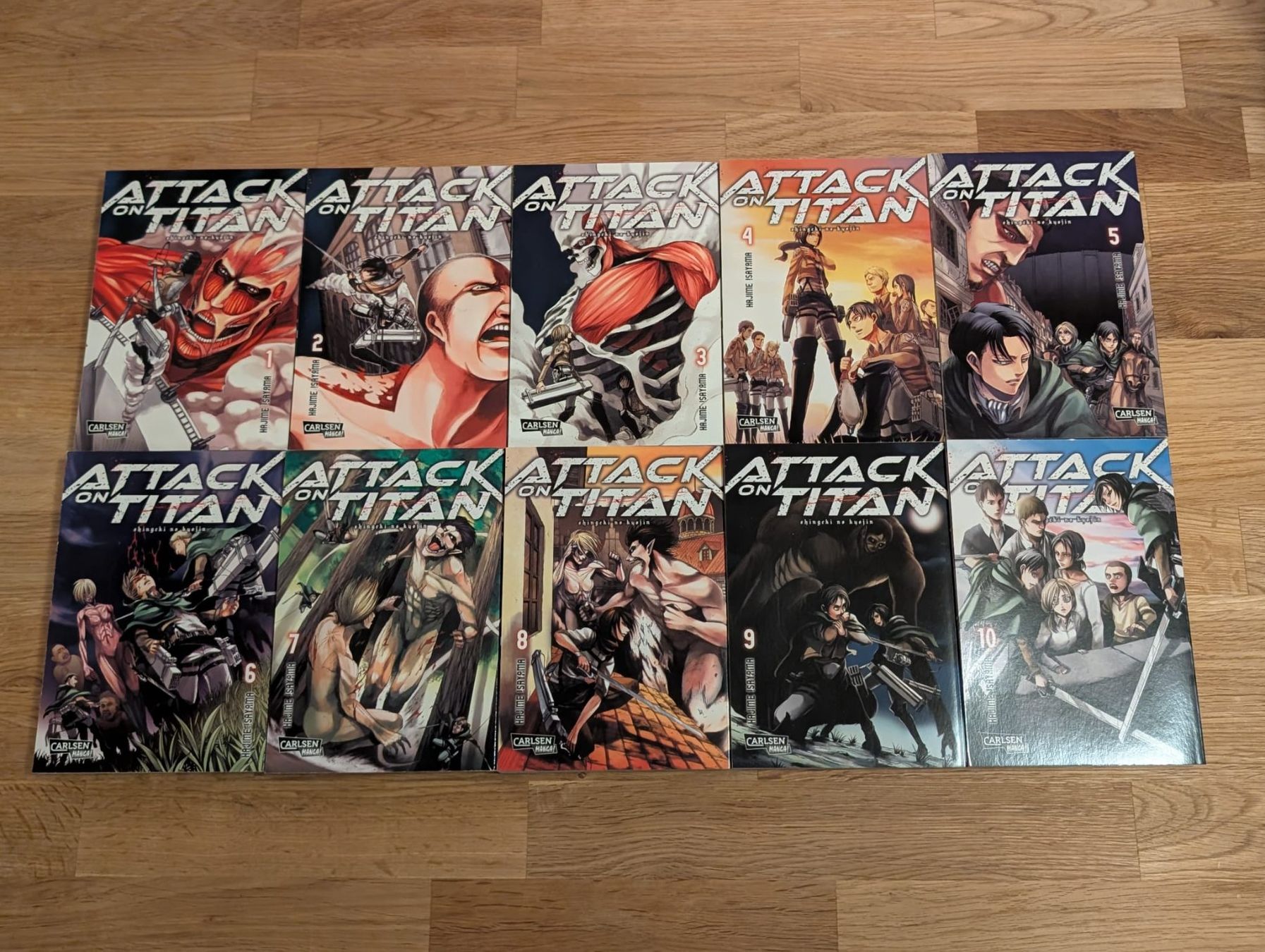 Fumetti: Attack on Titan 1-10 Manga DE – Usato da Bülach venduto da Kumakun95 1